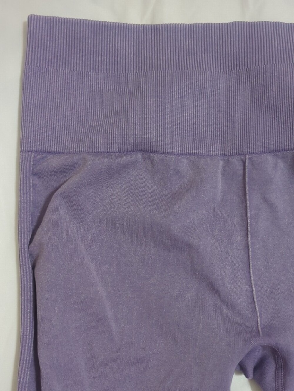 Fabletics Sync Seamless High-Waisted 7/8 Legging, Color Washed Violetta Size M - Picture 6 of 16